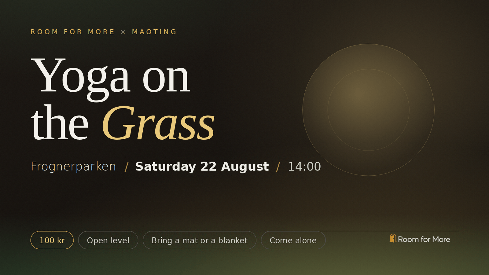 Yoga on the Grass — Frognerparken, event image