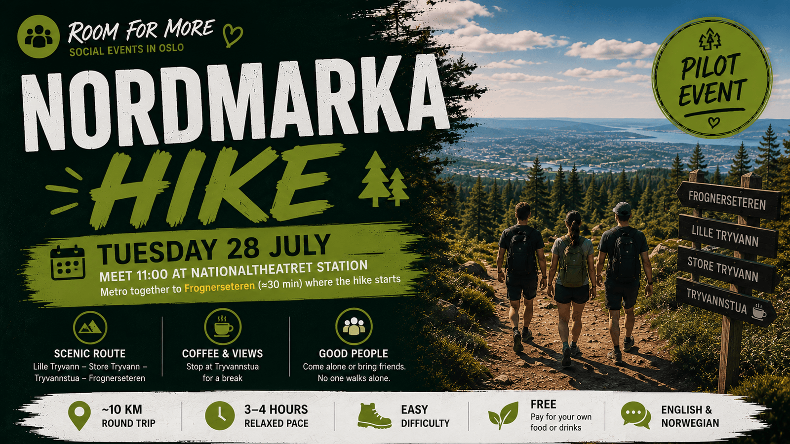 Community hike — Nordmarka forest hike with Denis (co-hosted pilot) cover