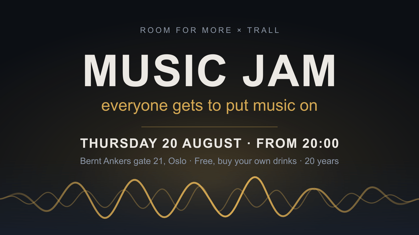 Music jam at Trall, event image